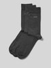 JOOP! Collection Socken mit Label-Detail im 3er-Pack Anthrazit