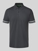 BOSS Green Slim Fit Poloshirt aus reiner Baumwolle Modell 'POLO ZONE' Dunkelgrau
