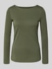 Christian Berg Woman Longsleeve met ronde hals Olijfgroen