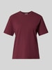 VILA T-Shirt mit Rundhalsausschnitt Modell 'NORA' Bordeaux