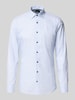OLYMP No. Six Super Slim Fit Business-Hemd mit Kentkragen Weiss