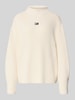 Tommy Jeans Relaxed fit gebreide pulllover van puur katoen Offwhite