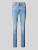 G-Star Raw Jeansy o kroju skinny fit z 5 kieszeniami model ‘3301’ Jeansowy niebieski