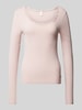 QS Longsleeve met ronde hals Roze