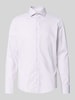 Seidensticker Slim Fit Businesshemd aus reiner Baumwolle Modell 'Spread Kent' Bordeaux