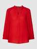 Marc Cain Blouse met smokdetails Rood