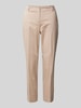 Christian Berg Woman Selection Slim Fit Stoffhose mit verkürztem Schnitt Taupe