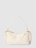 VALENTINO BAGS Handtas met labeldetail, model 'IBIZA' Offwhite
