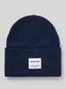 Jack & Jones Beanie met labelpatch Marineblauw