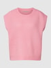(The Mercer) N.Y. Kaschmir-Mix Pullunder in Strick-Optik Rosa