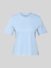 s.Oliver RED LABEL Regular fit T-shirt van puur katoen Lichtblauw