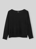 s.Oliver BLACK LABEL Relaxed Fit Pullover aus Viskose-Mix Black