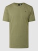 G-Star Raw Regular Fit T-Shirt aus reiner Baumwolle Oliv Melange