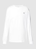 Polo Ralph Lauren Longsleeve mit Label-Stitching Weiss