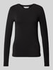 MSCH Copenhagen Longsleeve mit Rundhalsausschnitt Modell 'Betrina' Black