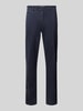 Brax Straight leg chino met paspelzak, model 'EVEREST' Marineblauw