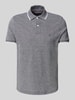 Tommy Hilfiger Regular Fit Poloshirt aus Baumwoll-Leinen-Mix Black
