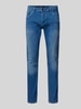 Tom Tailor Denim Straight Fit Jeans aus Baumwoll-Mix Modell 'AEDAN' Hellblau