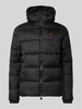 Ellesse Regular fit gewatteerd jack met logostitching, model 'Paddero' Zwart