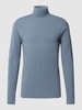 Drykorn Longsleeve mit Rollkragen Modell 'Mauritio' Hellblau