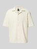 BOSS Poloshirt mit V-Ausschnitt Modell 'LARS' Offwhite