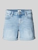 QS Jeansshorts mit Eingrifftaschen Hellblau