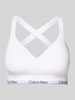 Calvin Klein Underwear Bralette met gewatteerde cups, model 'Lift' Wit
