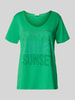 Milano Italy T-shirt met strass-steentjes Groen