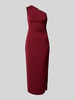 Jake*s Cocktail Cocktailkleid mit One-Shoulder-Träger Bordeaux