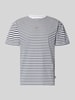 BLKVIS T-Shirt mit Label-Stitching und Rundhalsausschnitt Weiss