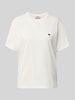 Weekend Max Mara t-shirt o kroju regular fit z czystej bawełny model 'VENACO' Biały