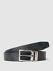 Guess Gürtel mit Allover-Muster Modell 'ADJUSTABLE BELT' Anthrazit