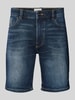 camel active Szorty jeansowe o kroju slim fit z 5 kieszeniami Granatowy