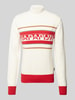 Napapijri Gebreide pullover met turtleneck, model 'SARDONA' Zand