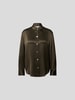 Vince Bluse in schimmernder Optik Schlamm
