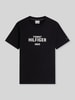 Tommy Hilfiger Regular Fit T-Shirt aus reiner Baumwolle Black