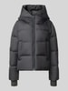 Marc O'Polo Regular Fit Daunenjacke mit Label-Patch Anthrazit