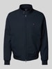 Tommy Hilfiger Kurtka z wyhaftowanym logo model ‘HARRINGTON’ Granatowy