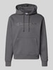 Champion Relaxed Fit Hoodie aus Baumwoll-Mix mit Label-Stitching Dunkelgrau