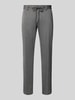 s.Oliver BLACK LABEL Spodnie sportowe o kroju slim fit z dżerseju ze streczem model ‘O JOGG’ Antracytowy