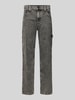 Dickies Regular Fit Jeans mit Beintaschen Modell 'GARYVILLE' Hellgrau