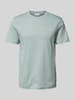 CK Calvin Klein T-shirt met labelprint, model 'ENLARGED' Mintgroen