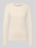 FREE/QUENT Longsleeve aus Viskose-Elasthan-Mix Modell 'Liana' Offwhite