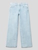 Levi’s® Kids Loose fit jeans met labeldetails Lichtblauw