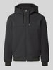 Tom Tailor Denim Regular Fit Funktionsjacke mit Kapuze Anthrazit