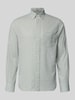 GANT Regular Fit Freizeithemd aus Leinen-Baumwoll-Mix Schilf