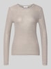 Rich & Royal Longsleeve mit Streifen-Muster Schoko