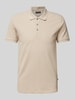 Matinique Regular Fit Poloshirt mit kurzer Knopfleiste Modell 'poleo' Beige