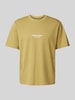 Jack & Jones T-Shirt mit Label-Print Modell 'VESTERBRO' Khaki