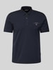 Napapijri Regular Fit Poloshirt mit Label-Stitching Modell 'elbas' Marine